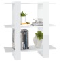 Shiny white shelf/space divider 80x30x87 cm by vidaXL, Bookcases and shelves - Ref: Foro24-811589, Price: 34,17 €, Discount: %