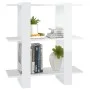 Shiny white shelf/space divider 80x30x87 cm by vidaXL, Bookcases and shelves - Ref: Foro24-811589, Price: 34,17 €, Discount: %