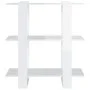 Shiny white shelf/space divider 80x30x87 cm by vidaXL, Bookcases and shelves - Ref: Foro24-811589, Price: 34,17 €, Discount: %
