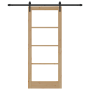 Puerta Deslizante  con Set de Herrajes 83x202 cm Madera Maciza de Pino | Foro24.es | Tu tienda online para hogar, jardín y más Foro24.es