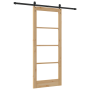 Puerta Deslizante  con Set de Herrajes 83x202 cm Madera Maciza de Pino | Foro24.es | Tu tienda online para hogar, jardín y más Foro24.es