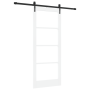 Puerta corredera  con juego de herrajes Blanco 83x202 cm Madera maciza de pino | Foro24.es | Tu tienda online para hogar, jardín y más Foro24.es