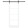 Puerta Corrediza  con Juego de Herrajes Blanca 83x211 cm de Madera Sólida de Pino | Foro24.es | Tu tienda online para hogar, jardín y más Foro24.es