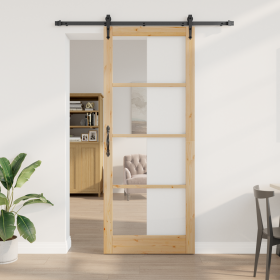Puerta Corrediza con Conjunto de Herrajes 83x232