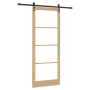 Puerta Corrediza  con Conjunto de Herrajes 83x232 cm de Madera Maciza de Pino | Foro24.es | Tu tienda online para hogar, jardín y más Foro24.es