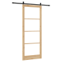 Puerta Corrediza  con Conjunto de Herrajes 83x232 cm de Madera Maciza de Pino | Foro24.es | Tu tienda online para hogar, jardín y más Foro24.es