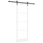 Puerta Corrediza  Con Juego de Herrajes Blanco 83 x 232 cm Madera Maciza de Pino | Foro24.es | Tu tienda online para hogar, jardín y más Foro24.es