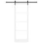 Puerta Corrediza  Con Juego de Herrajes Blanco 83 x 232 cm Madera Maciza de Pino | Foro24.es | Tu tienda online para hogar, jardín y más Foro24.es
