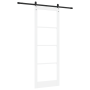 Puerta Corrediza  Con Juego de Herrajes Blanco 83 x 232 cm Madera Maciza de Pino | Foro24.es | Tu tienda online para hogar, jardín y más Foro24.es