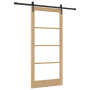 Puerta Corredera  con Juego de Herrajes 93x202 cm de Madera Sólida de Pino | Foro24.es | Tu tienda online para hogar, jardín y más Foro24.es