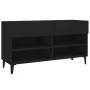 Schwarzer Schuhschrank aus Sperrholz, 102 x 35 x 55 cm von vidaXL, Schuhregale und Schuhorganisatoren - Ref: Foro24-812826, P...