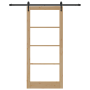 Puerta corrediza  con herrajes Set 93x211 cm Madera maciza de pino | Foro24.es | Tu tienda online para hogar, jardín y más Foro24.es