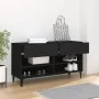 Schwarzer Schuhschrank aus Sperrholz, 102 x 35 x 55 cm von vidaXL, Schuhregale und Schuhorganisatoren - Ref: Foro24-812826, P...