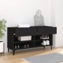 Schwarzer Schuhschrank aus Sperrholz, 102 x 35 x 55 cm von vidaXL, Schuhregale und Schuhorganisatoren - Ref: Foro24-812826, P...