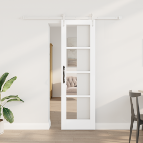 Puerta Deslizante con Juego de Accesorios Blanca