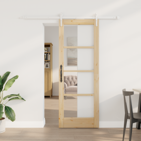 Puerta Deslizante con Juego de Herrajes