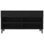 Schwarzer Schuhschrank aus Sperrholz, 102 x 35 x 55 cm von vidaXL, Schuhregale und Schuhorganisatoren - Ref: Foro24-812826, P...