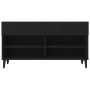 Schwarzer Schuhschrank aus Sperrholz, 102 x 35 x 55 cm von vidaXL, Schuhregale und Schuhorganisatoren - Ref: Foro24-812826, P...
