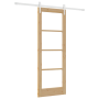 Puerta Deslizante con Juego de Herrajes 73.5x198.5 cm Madera Maciza de Pino | Foro24.es | Tu tienda online para hogar, jardín y más Foro24.es