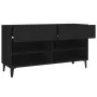 Schwarzer Schuhschrank aus Sperrholz, 102 x 35 x 55 cm von vidaXL, Schuhregale und Schuhorganisatoren - Ref: Foro24-812826, P...