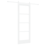 Puerta Corrediza con Juego de Herrajes Blanca 73.5x198.5 cm Madera Maciza de Pino | Foro24.es | Tu tienda online para hogar, jardín y más Foro24.es