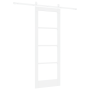 Puerta Corrediza con Juego de Herrajes Blanca 73.5x198.5 cm Madera Maciza de Pino | Foro24.es | Tu tienda online para hogar, jardín y más Foro24.es
