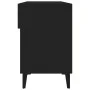 Schwarzer Schuhschrank aus Sperrholz, 102 x 35 x 55 cm von vidaXL, Schuhregale und Schuhorganisatoren - Ref: Foro24-812826, P...