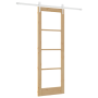 Puerta Deslizante  con Juego de Herrajes 73.5x211 cm Madera Maciza de Pino | Foro24.es | Tu tienda online para hogar, jardín y más Foro24.es
