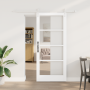 Puerta Corredera  con Juego de Herrajes Blanca 78x202 cm Madera Maciza de Pino | Foro24.es | Tu tienda online para hogar, jardín y más Foro24.es