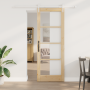 Set de puerta deslizante  con herrajes 78x211 cm de madera maciza de pino | Foro24.es | Tu tienda online para hogar, jardín y más Foro24.es