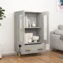 Aparador de madera contrachapada gris hormigón 70x31x115 cm de vidaXL, Aparadores - Ref: Foro24-812550, Precio: 83,11 €, Desc...