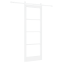 Set de Puerta Corredera  con Kit de Herrajes Blanca 78x211 cm Madera Sólida Pino | Foro24.es | Tu tienda online para hogar, jardín y más Foro24.es