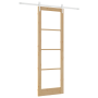 Puerta corrediza  con juego de herrajes 78x232 cm Madera maciza de pino | Foro24.es | Tu tienda online para hogar, jardín y más Foro24.es