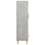 Concrete gray plywood sideboard 70x31x115 cm by vidaXL, Sideboards - Ref: Foro24-812550, Price: 84,14 €, Discount: %