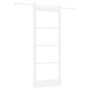 Puerta Corredera con Juego de Herrajes Blanca 83x202 cm Madera Maciza de Pino | Foro24.es | Tu tienda online para hogar, jardín y más Foro24.es
