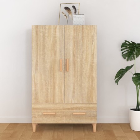 Aparador madera contrachapada roble Sonoma 70x31x115 cm de vidaXL, Aparadores - Ref: Foro24-812531, Precio: 99,96 €, Descuent...