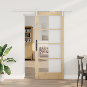 Set de Puerta Deslizante con Juego de Herrajes