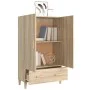 Sideboard aus Sonoma-Eichensperrholz, 70 x 31 x 115 cm von vidaXL, Sideboards - Ref: Foro24-812531, Preis: 95,25 €, Rabatt: %