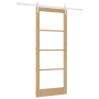 Puerta Corredera  con Hardware Set 86x211 cm Madera Sólida de Pino | Foro24.es | Tu tienda online para hogar, jardín y más Foro24.es