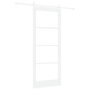 Puerta Deslizante  con Juego de Herrajes Blanca 86x211 cm Madera Maciza Pino | Foro24.es | Tu tienda online para hogar, jardín y más Foro24.es