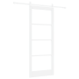 Puerta Deslizante  con Juego de Herrajes Blanca 86x211 cm Madera Maciza Pino | Foro24.es | Tu tienda online para hogar, jardín y más Foro24.es