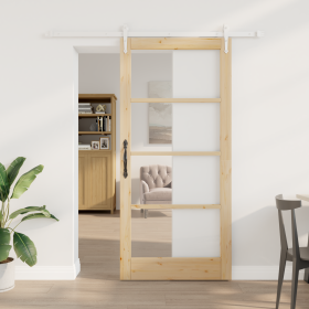 Puerta Corrediza con Juego de Herrajes 93x202 cm