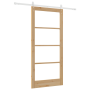 Puerta Corrediza con Juego de Herrajes 93x202 cm Madera de Pino Maciza | Foro24.es | Tu tienda online para hogar, jardín y más Foro24.es