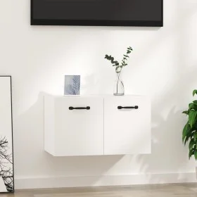 Wandschrank aus glänzend weißem Holzwerkstoff 80x36,5x35 cm von vidaXL, Regale und Regale - Ref: Foro24-812939, Preis: 61,84 ...