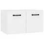 Wandschrank aus glänzend weißem Holzwerkstoff 80x36,5x35 cm von vidaXL, Regale und Regale - Ref: Foro24-812939, Preis: 61,84 ...