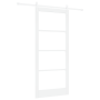 Conjunto de Puerta Deslizante  con Herrajes Blanca 93x211 cm de Madera Sólida de Pino | Foro24.es | Tu tienda online para hogar, jardín y más Foro24.es