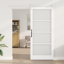 Conjunto de Puerta Deslizante  con Herrajes Blanca 93x211 cm de Madera Sólida de Pino | Foro24.es | Tu tienda online para hogar, jardín y más Foro24.es
