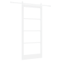 Conjunto de Puerta Deslizante  con Herrajes Blanca 93x211 cm de Madera Sólida de Pino | Foro24.es | Tu tienda online para hogar, jardín y más Foro24.es