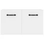Wandschrank aus glänzend weißem Holzwerkstoff 80x36,5x35 cm von vidaXL, Regale und Regale - Ref: Foro24-812939, Preis: 61,84 ...