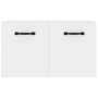 Wandschrank aus glänzend weißem Holzwerkstoff 80x36,5x35 cm von vidaXL, Regale und Regale - Ref: Foro24-812939, Preis: 62,73 ...